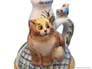 Подсвечник 1-рожковый с котом сидя *