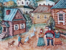 Плакетка провинциальная "С гармонистом"