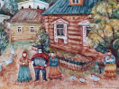 Плакетка провинциальная "С гармонистом"