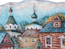 Плакетка провинциальная "С гармонистом"